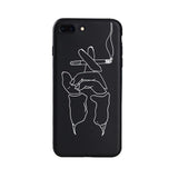 Artistic Abstract Line Case