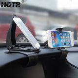 HOTR 360 Rotatable Dashboard Car Phone Holder 120mm Easy Clip