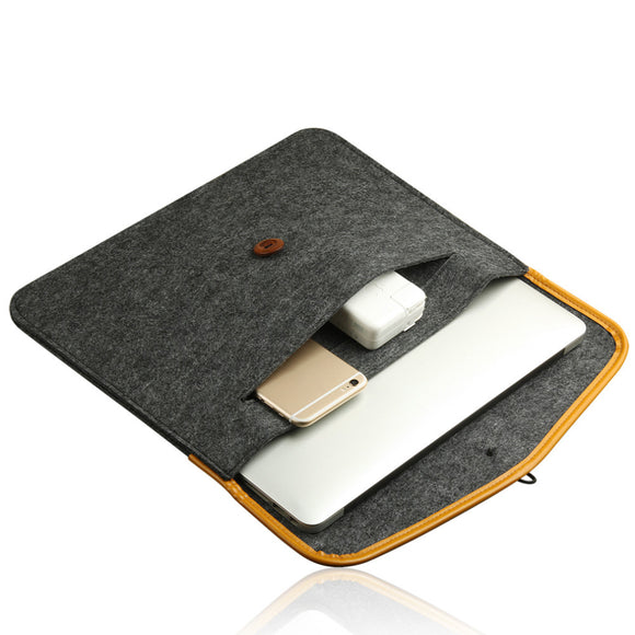 High Quality Notebook Laptop Wool Felt Sleeve Bag for Macbook Air 13.3