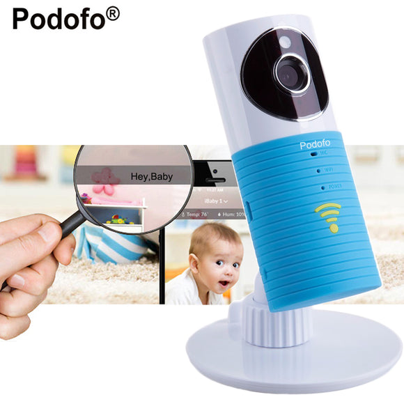 Podofo 720P HD mini wireless wifi baby monitor , ip camera Infant Baby clever dog video Security Two-way TOPS Audio Night Vision