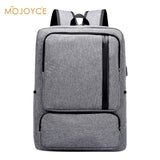 High Quality Men Backpacks Linen Anti Theft Backpack Women Bag USB Charge 15Inch Laptop Mochila Waterproof Travel SAC Back Pack