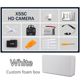 RC Drone 2.4 G 6 Axis GYRO RC Quadcopter RTF RC com HD 2MP camera X5C