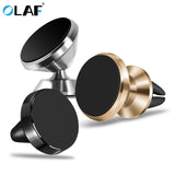 OLAF Universal Mini Car Phone Holder 360 Degree Rotatable Magnetic Air Vent Mount Car Holder