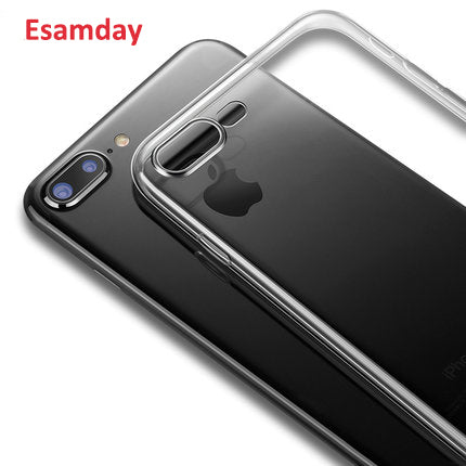Clear Silicon Ultra Thin Soft TPU Case For 7 7Plus 8 8Plus X Transparent