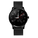 Smart Watch Round IPS Touch Screen Bluetooth Wristwatch w/ HRM Pedometer