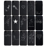 Artistic Abstract Line Case