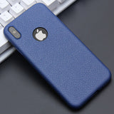 Ultra Thin Phone Cases For iPhone 6S 6 7 8 Plus 10 X Cover Leather Skin Soft
