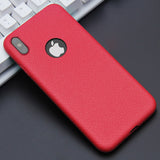 Ultra Thin Phone Cases For iPhone 6S 6 7 8 Plus 10 X Cover Leather Skin Soft