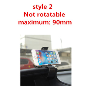 HOTR 360 Rotatable Dashboard Car Phone Holder 120mm Easy Clip
