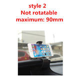 HOTR 360 Rotatable Dashboard Car Phone Holder 120mm Easy Clip