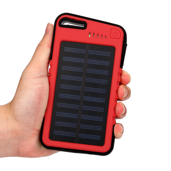 Power bank 20000mah Dual-USB Waterproof solar power